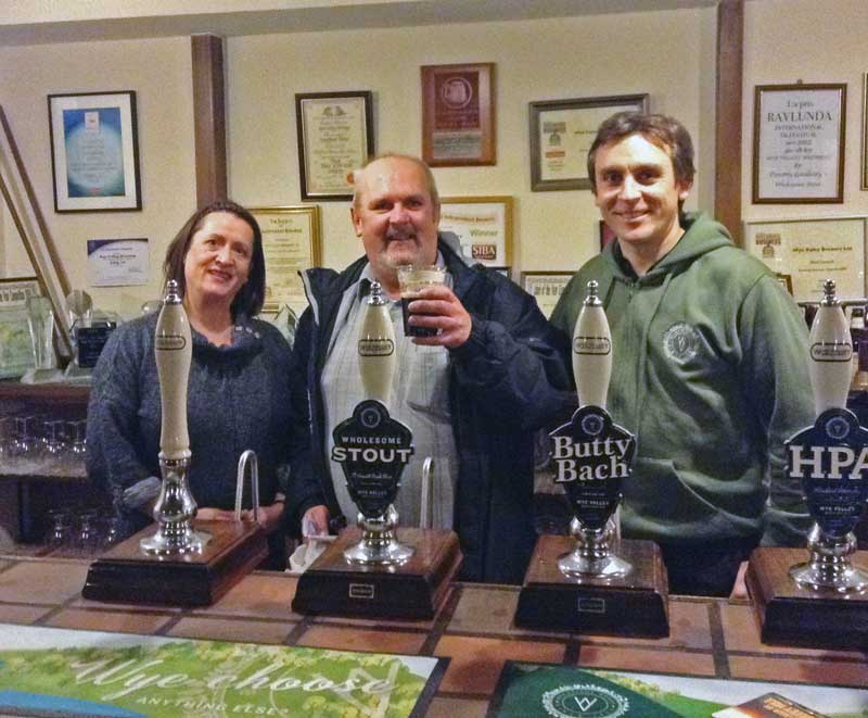 A photo of Malcolm at the Wye Valley Brewery