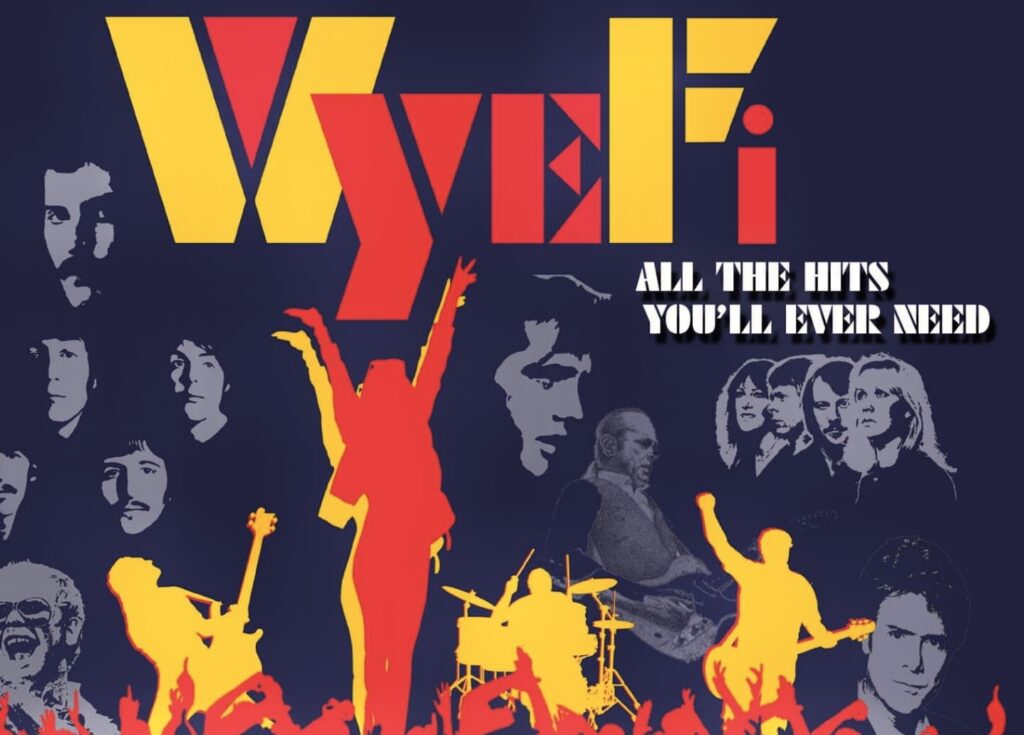 A poster for the band Wyefi