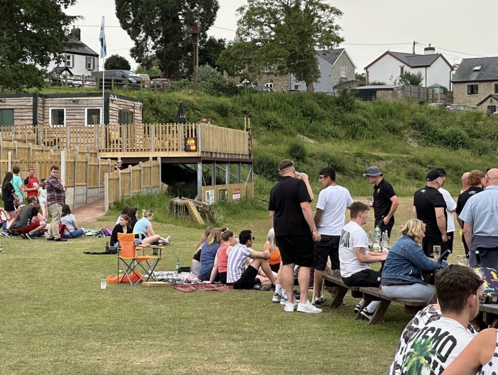 Bream RFC players dressed in black.