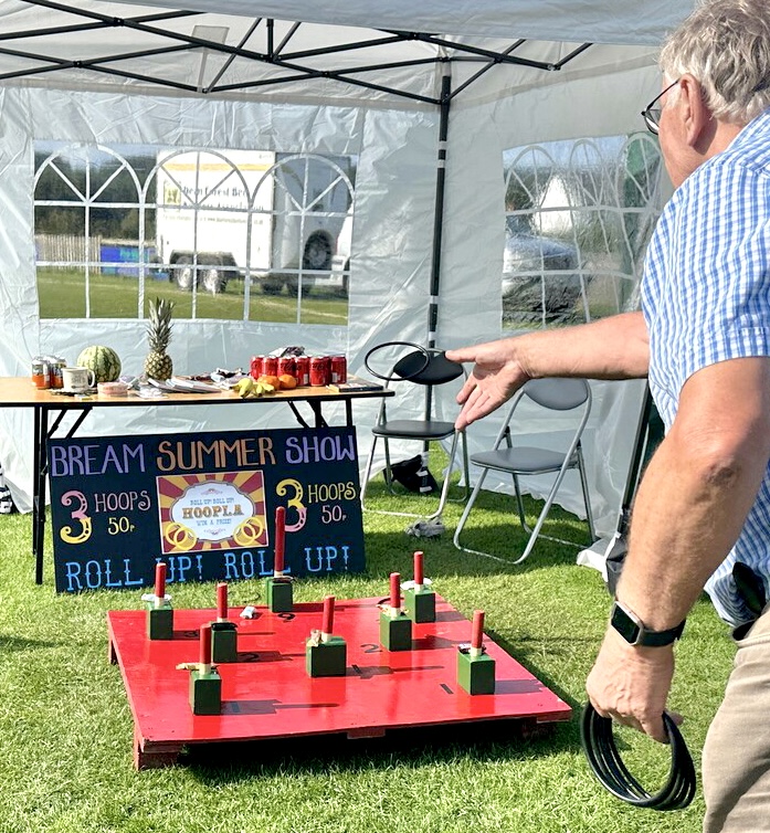 A photo of the Hoopla stall