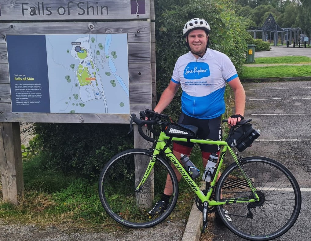 Elliott at the Falls of Shin.