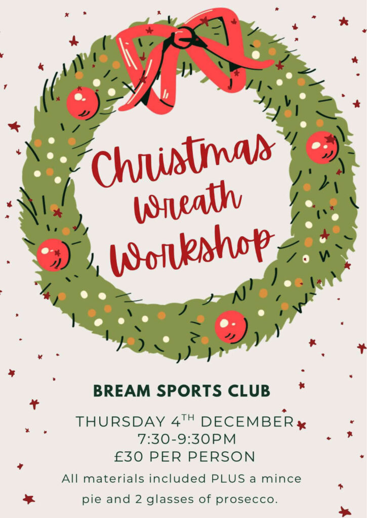 Poster for Christmas Wreath Workshop