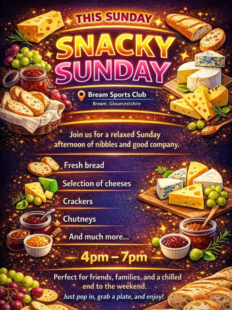 An image for Snacky Sunday Poster