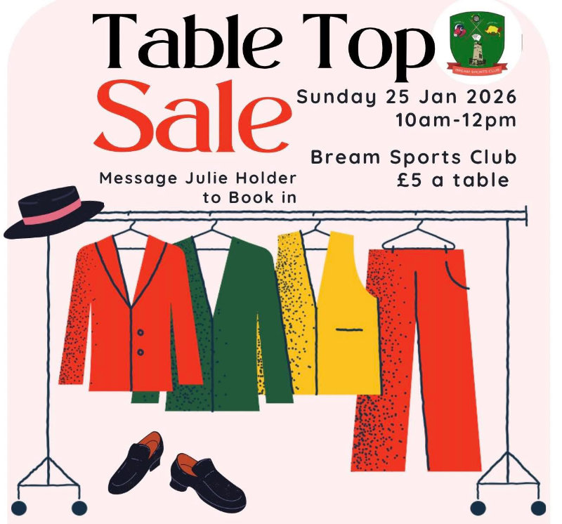 Image for the Table Top Sale Jan 26 2026