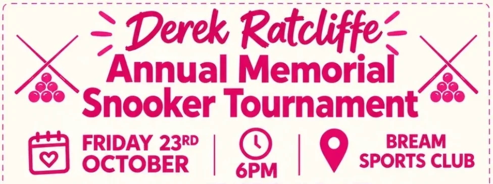 Derek Ratcliffe-Annual Memorial Snooker Tournament